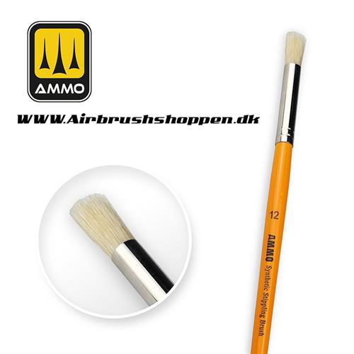 A.MIG - 8587  - 12 Synthetic Stippling Brush